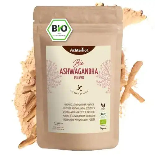 Ginseng-Pulver vom-Achterhof Ashwagandha Pulver BIO 250g