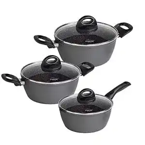Keramik-Topfset STONELINE Ceramic Topfset für Induktion, 6 teilig