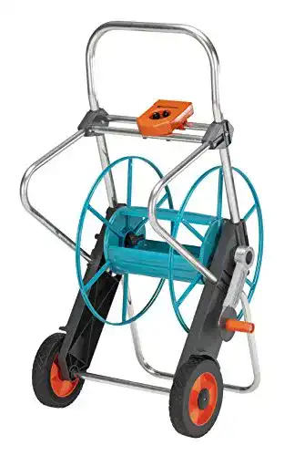 Schlauchwagen Gardena Metall 100, Handkurbel, Max. 100 m