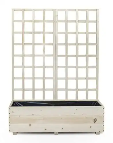 Blumenkasten mit Rankgitter Larisa 140cm (Verschiedene Grosse)