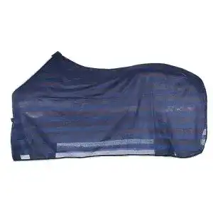 Fliegendecke Pferd PFIFF Fliegendecke, blau 115cm