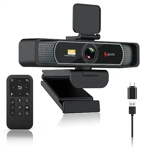 Webcam Weitwinkel Angetube 4K Weitwinkel Webcam HD 8MP