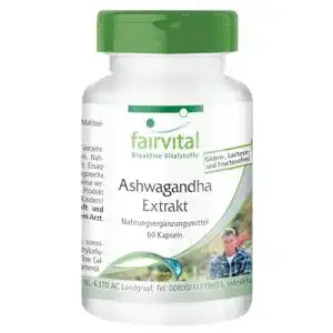 Ashwagandha fairvital Kapseln – HOCHDOSIERT – 60 Kapseln