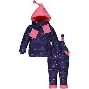 Schneeanzug Kinder ZOEREA Mädchen Junge Süß Daunenjacke
