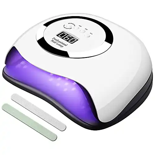 Nageltrockner BLISSDAY 120W, UV LED Lampe für Nägel, 4 Timer