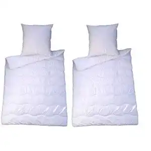 Bettdecke-und-Kissen-Set MB Warenhandel24 4 teilig Premium
