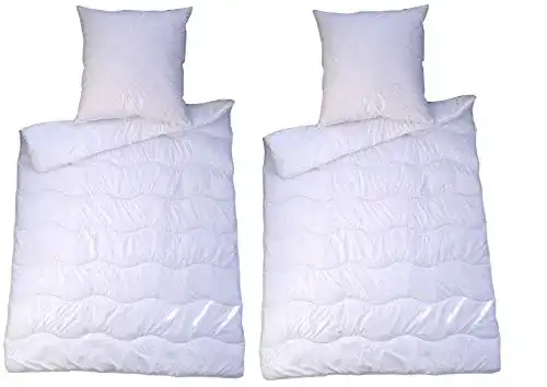 Die beste Bettdecke-und-Kissen-Set MB Warenhandel24 4 teilig Premium 2026 Test Bestseller Bettdecke-und-Kissen-Set MB Warenhandel24 4 teilig Premium