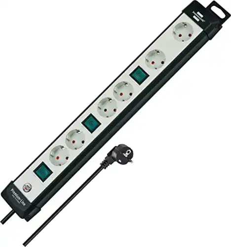 6-fach-Steckdosenleiste Brennenstuhl Premium-Line Steckdosenleiste