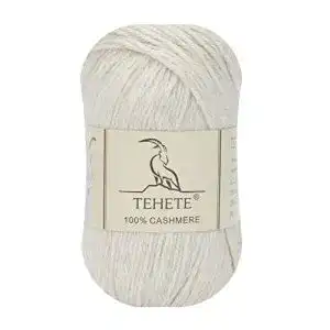 Weisse-Wolle TEHETE 100% Kaschmir Wolle luxuriös weich 003