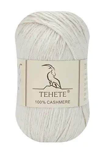Weisse-Wolle TEHETE 100% Kaschmir Wolle luxuriös weich 003