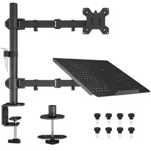 Bontec-Monitorhalterung BONTEC Monitor Halterung mit Laptop Arm