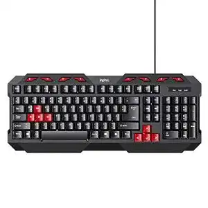 USB-Tastatur inphic V610 USB Tastatur Verkabelt, mit 112 Tasten