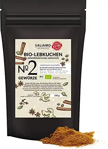 Lebkuchengewürz Saliamo 100g BIO gemahlen mit 6 Gewürzen