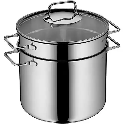 Spaghettitopf WMF Nudeltopf mit Sieb 24 cm Induktion, 7,0l