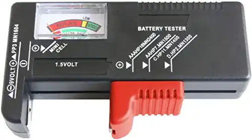 Batterietester Werkzeyt, mit analoger Anzeige, einfach