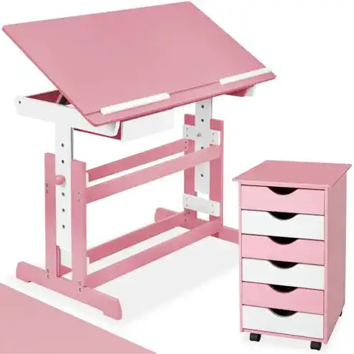 Die beste Kinderschreibtisch TecTake 800062 mit Rollcontainer 2026 Test Bestseller Kinderschreibtisch TecTake 800062 mit Rollcontainer