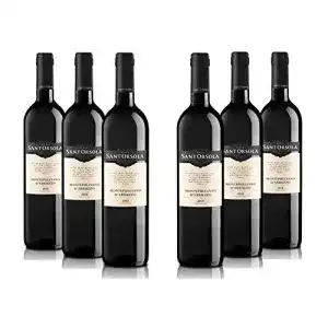 Italienischer Rotwein Sant’Orsola Montepulciano DOC Abruzzo 6 x