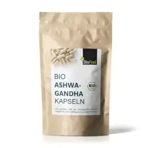 Bio-Ashwagandha-Kapseln BioFeel, BIO Ashwagandha, 120 Stk.