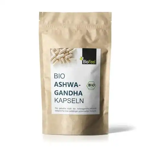 Bio-Ashwagandha-Kapseln BioFeel, BIO Ashwagandha, 120 Stk.