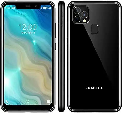 Smartphone 5 Zoll OUKITEL C22 ohne Vertrag,128 GB + 4 GB