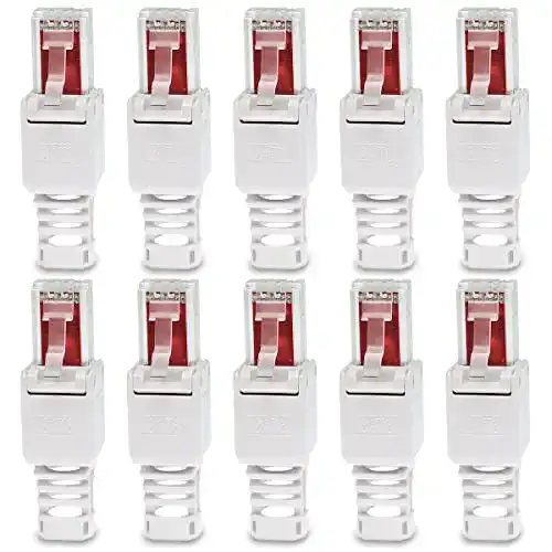 RJ45-Stecker UC-Express 10x Netzwerkstecker werkzeuglos