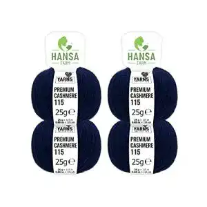 Kaschmir-Wolle HANSA-FARM 100% Kaschmir Wolle 100g Set