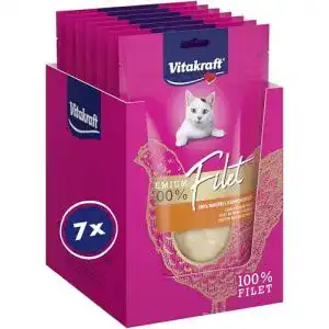 Vitakraft-Katzenfutter Vitakraft Katzensnack Filet Huhn, 7x 70g