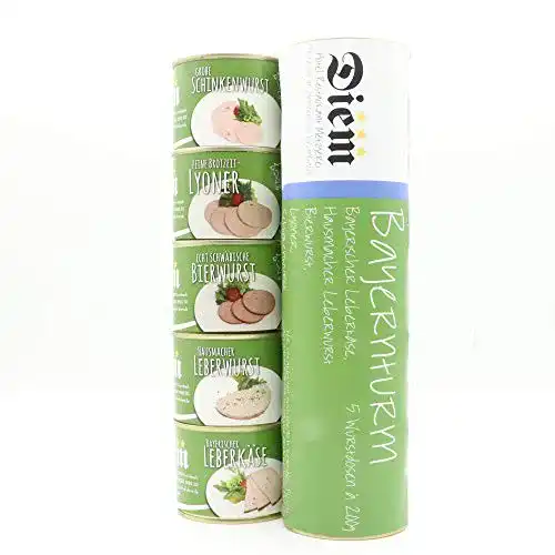 Dosenwurst Feinkost Metzgerei Diem Bayernturm / 5 x 200g