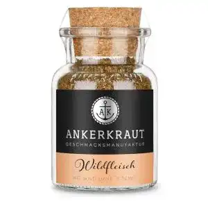 Wildgewürz Ankerkraut, BBQ-Rub für Wild, 75g im Korkenglas