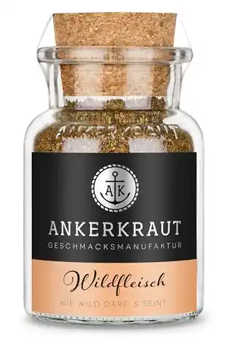 Wildgewürz Ankerkraut, BBQ-Rub für Wild, 75g im Korkenglas