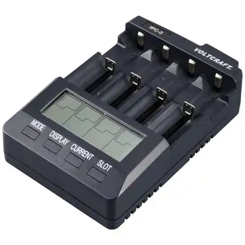 Voltcraft-Ladegerät Voltcraft IPC-3 Rundzellen-Ladegerät LiIon