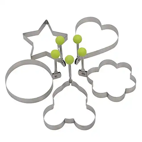 Spiegeleiform Lancoon Spiegelei Ring, 5er Pack Eierform mit Griff