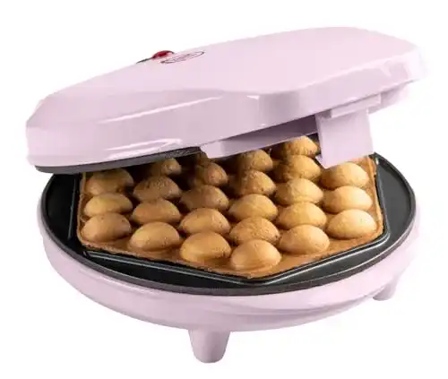 Bubble-Waffeleisen Bestron, mit Backampel, Antihaftbeschichtung
