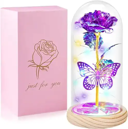 Ewige Rose QUNPON Die Schönheit und das Tier Rose Kit