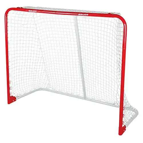 Hockey-Tor Bauer Deluxe Rec Steel Goal 54″ Streethockey Tor, rot, 137