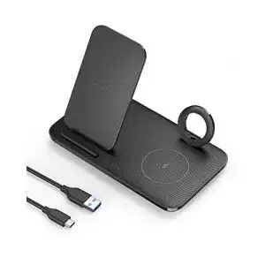 Apple-Ladestation-3-in-1 Anker PowerWave 3-in-1 Qi-zertifiziert