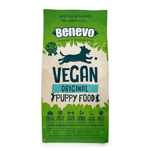 Veganes Hundefutter Benevo Hundefutter Welpen Original, 2 kg