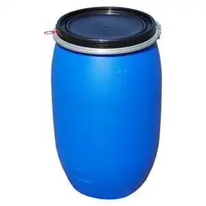 Regentonne (100l) KS24 Weithalsfass Blau mit Spannverschluss