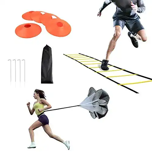Koordinationsleiter JEMPET n für Fußball Speed Agility Training Kit
