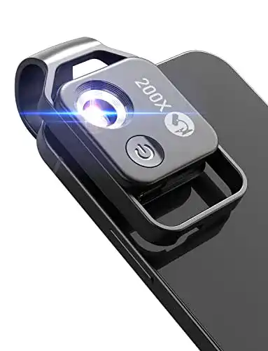 Handy-Mikroskop APEXEL 200X Mini-Mikroskop für Smartphone-Kamera