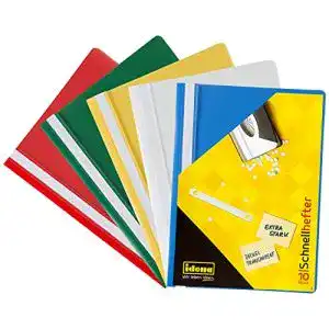 Schnellhefter Idena 307007 für DIN A4, aus Kunststoff, 10 Stück
