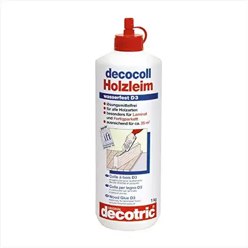 Holzleim wasserfest Decotric, für alle Holzarten, 1 kg