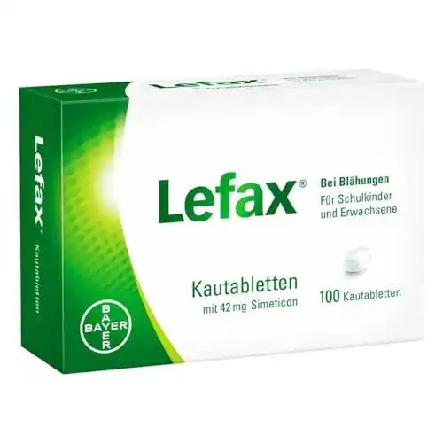 Tabletten gegen Blähungen LEFAX Kautabletten, 100 Stück