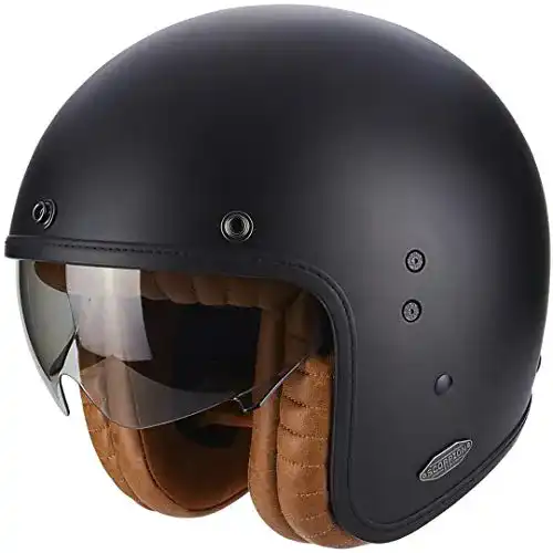 Scorpion-Helm Scorpion Motorradhelm Belfast Luxe, Schwarz