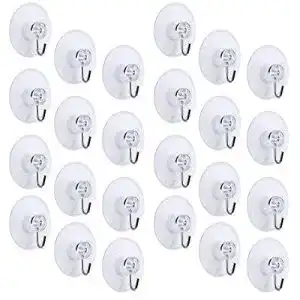 Saughaken FOGAWA 24pcs Saugnapf Haken mit Saugnapf