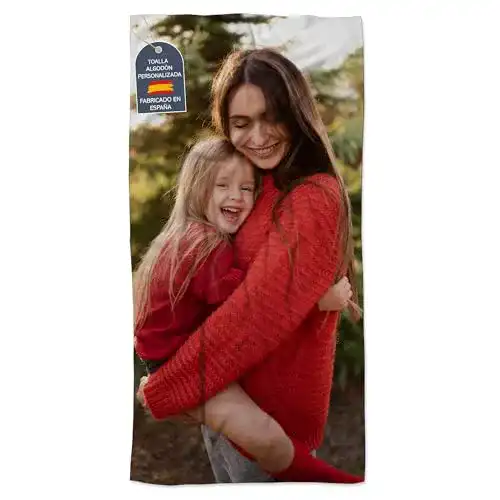 Foto-Handtuch LolaPix Personalisiertes Strandhandtuch