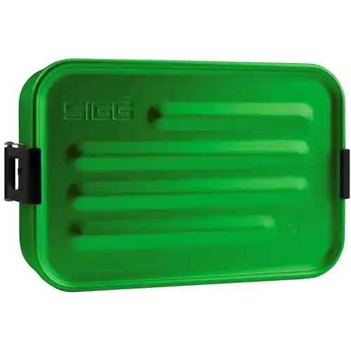 Alu-Brotdose SIGG Metal Box Plus S Green Lunchbox 0.8 L