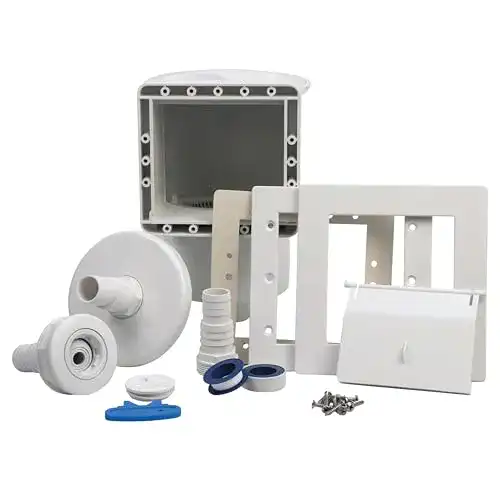 Skimmer POWERHAUS24 – Premium Komplett Set mit Einströmdüse