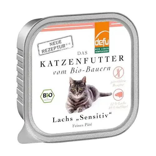 Defu-Katzenfutter defu Katze Lachs Sensitive Pâté