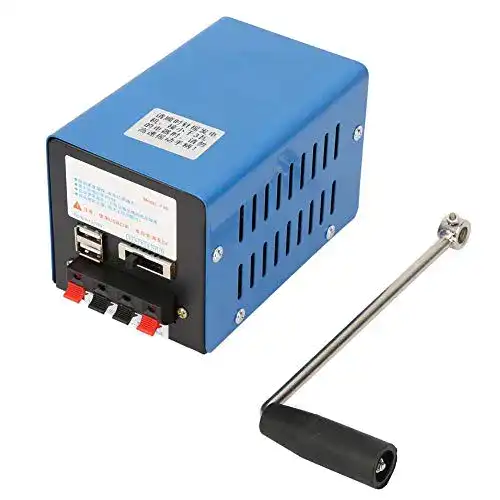 Handkurbel-Generator Vobor Kurbelgenerator USB-Aufladung